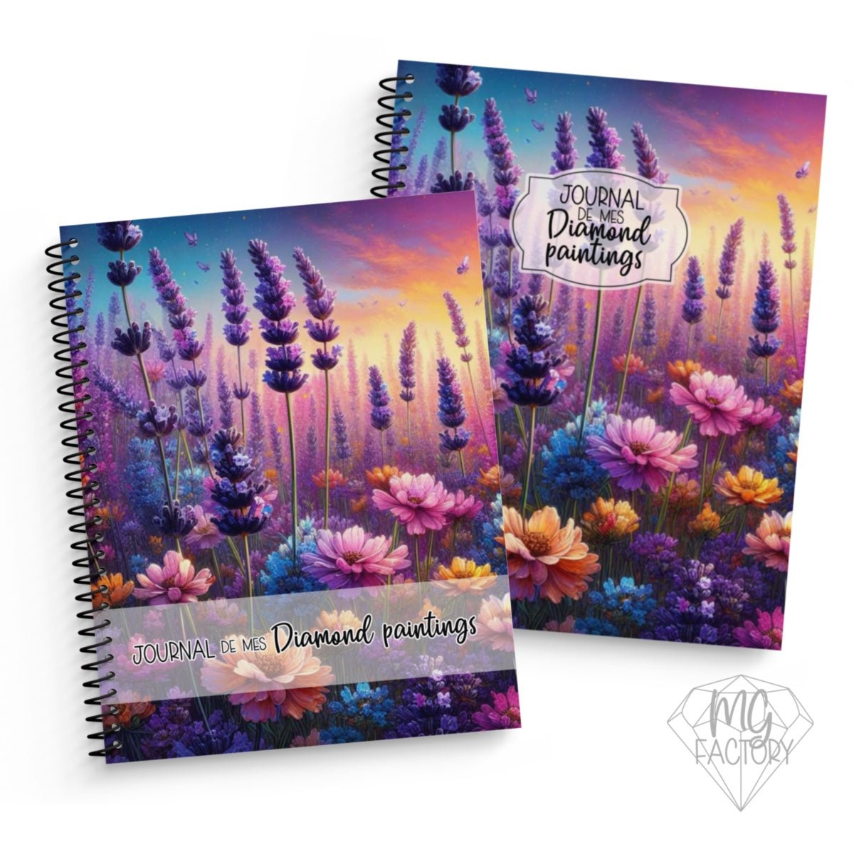 Journal de diamond painting - Champs de lavande - MG Factory