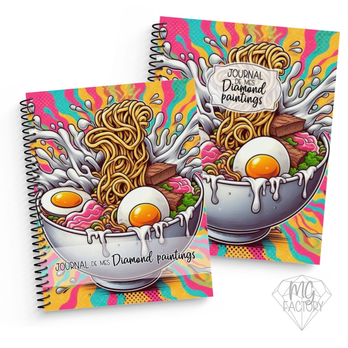 Journal de diamond painting - Nouilles ramen - MG Factory