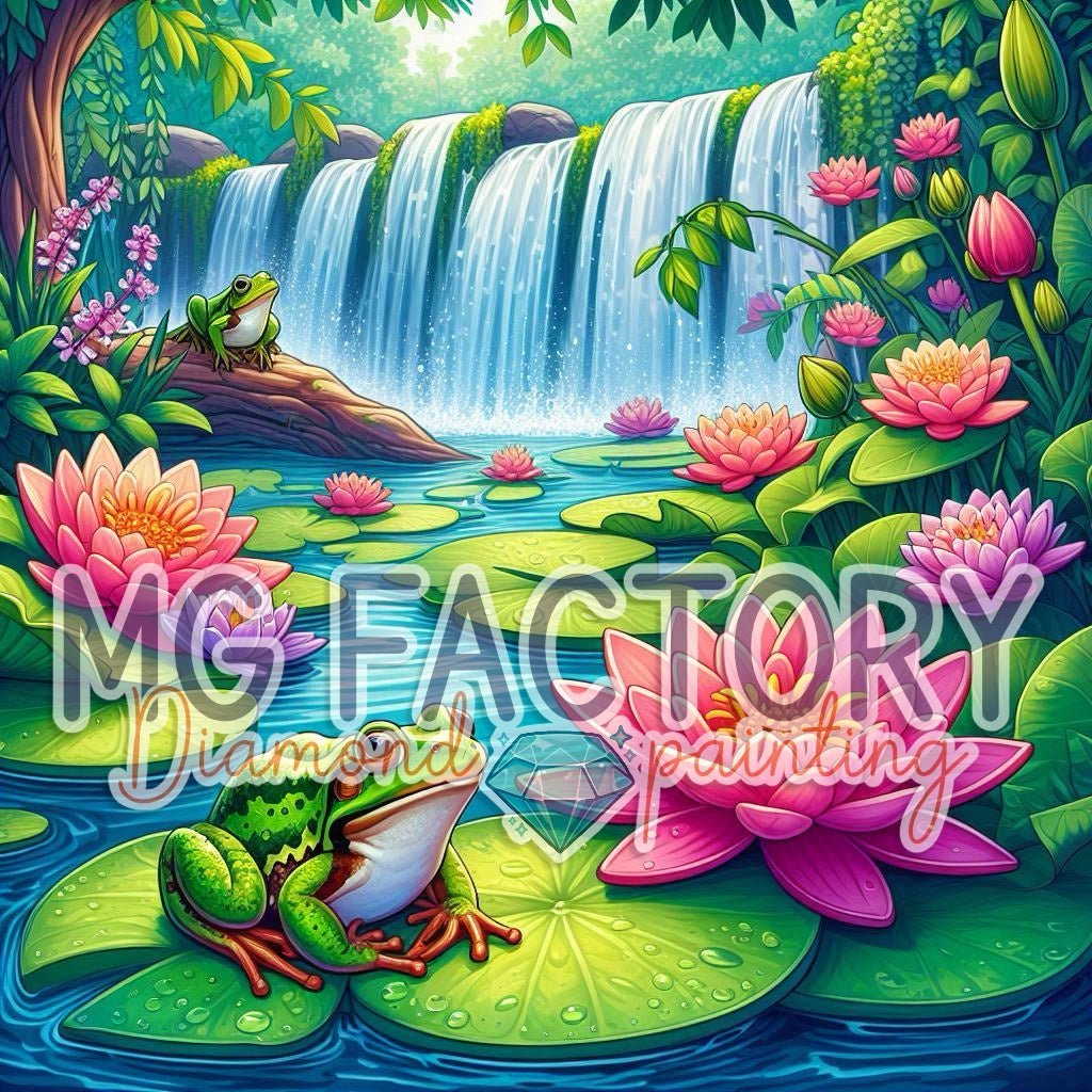 Toile Diamond Painting - Au coeur de la forêt 75x75cm - MG Factory