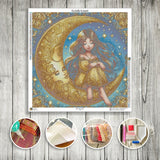 Toile Diamond Painting - Clair de lune 80x80cm - MG Factory