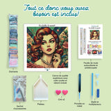 Toile Diamond Painting - Glamour pop 70x70cm - Créations 57